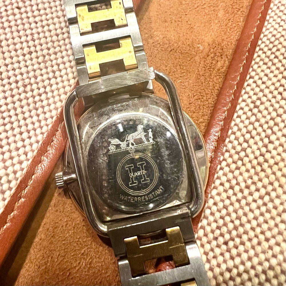Hermès Arceau Dual-Tone Bracelet Watch - Picture 8 of 16